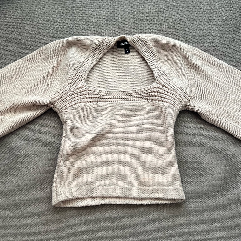 Express Tan Sweater